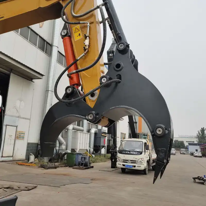 What size excavator to remove tree stumps?